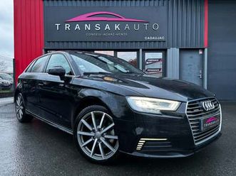 audi a3 sportback 204ch 40 e-tron * entretien complet / sieges chauffants / virtual cockpit *