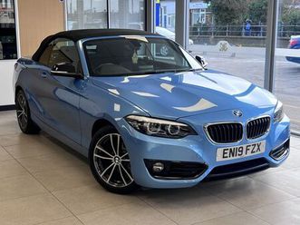 2018 bmw 2 series 1.5 218i sport (134bhp) convertible 2d