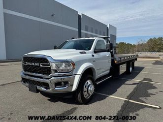 2022 ram 5500 cummins diesel century rollback flatbed tow truck