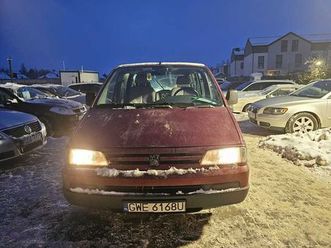 peugeot 806/opłaty aktualne/1.9 diesel/90km/8os/opony zimowe/1997r/hak bojano • olx.pl