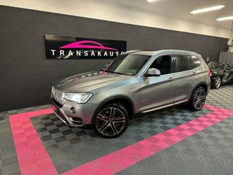 bmw x3 f25 lci xdrive20d 190ch xline a / toit ouvrant / sieges chauffants