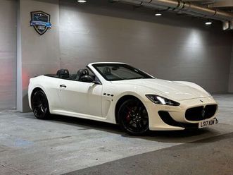 2017 maserati grancabrio 4.7