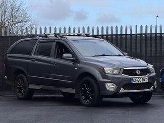 2017 kgm / ssangyong musso 2.2td ex (178ps) auto