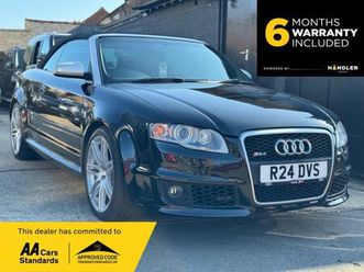 audi rs4 cabriolet 4.2 quattro 2dr petrol manual