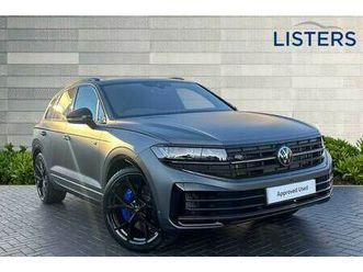 2025 volkswagen touareg 3.0 v6 tsi ehybrid 4motion r 5dr tip auto estate petrol/electric automatic