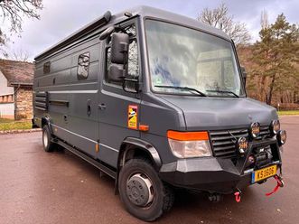 mercedes vario 614d (euro 4)vollautark, mit großer heckgarge