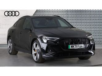2021 audi e-tron sportback 300kw 55 quattro 95kwh vorsprung 5dr auto