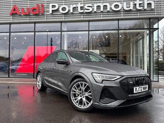 2023 audi e-tron sportback 230kw 50 quattro 71kwh black edition 5dr auto