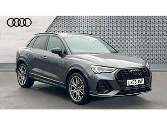 2025 audi q3 35 tfsi black edition 5dr s tronic [tech pro]