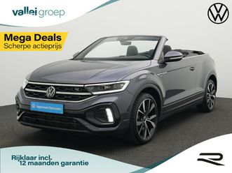 volkswagen t-roc cabrio 1.5 tsi 150 pk dsg r-line | achteruitrijcamera | stoelverwarming | carplay | 19 inch