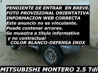 mitsubishi montero montero corto 2.5 tdi gls lujo