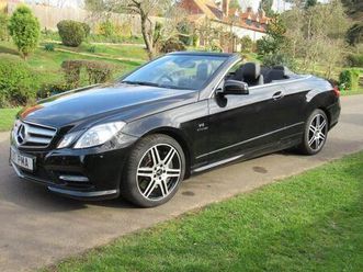 4.7 e500 v8 blueefficiency sport edition 125 cabriolet g-tronic+ euro 5 (start/stop) 2dr