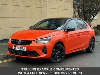 2020 vauxhall corsa 1.2 turbo sri premium hatchback 5dr petrol manual euro 6 (start/stop) (100 ps) hatch...