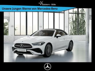 mercedes-benz cle 180 cabrio amg+ambiente+memory+airscarf+mbux