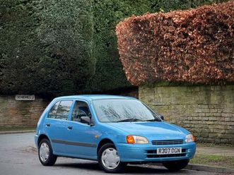 toyota starlet 1.3 s 5dr + gen 39k miles + rustfree + 2key + 2fowner + v clean!!
