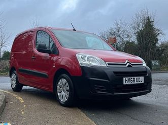 citroen, berlingo, panel van, 2018, manual, 1560 (cc)