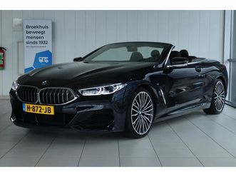 bmw 8 serie benzine cabriolet m850i xdrive high executive | adapt. cruise | bowers & wilkins | hud | softclose | stoelventilatie | laser | 360 camera | memory |