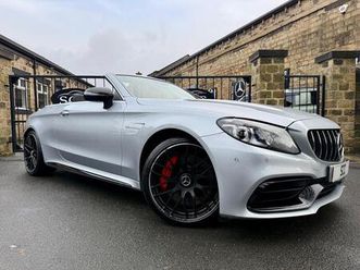 4.0 c63 v8 biturbo amg s night edition (premium plus) cabriolet spds mct euro 6 (start/stop) 2dr