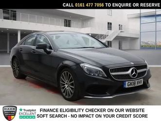 mercedes-benz cls class 2.1 cls220d amg line coupe 4dr diesel g-tronic+ euro 6 (s/s) (177 ps) saloon 2018, 74000 miles, £17970 - 33163142 - exchangeandmart.co.u