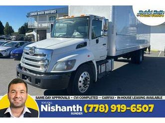 2020 hino 338 26’ dry box (103x102) + tailgate + florida unit!