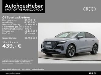 q4 sportback 40 e-tron wäpu sonos pano shz kam.