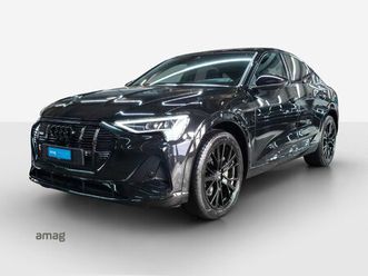 e-tron sportback 55 s line black edition