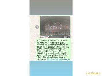 sahibinden hyundai excel 1.3 ls 1998 model ankara 326.684 km beyaz - 37856884 | arabam.com