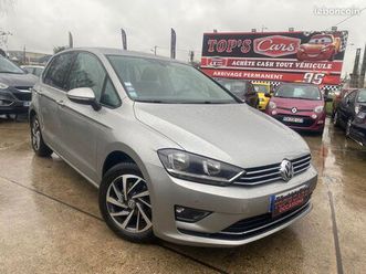 volkswagen golf sportsvan 1.4 tsi 125ch sound * boite auto dsg * car play caméra de recul régulateur clim gps bluetooth * factures d'entretien à jour * crit'air