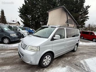 volkswagen t5 california sonora 2.5 tdi 174 ch bvm 1ère main - cuisine - attelage - 245000 km
