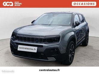 jeep avenger electrique 115 kw 4x2 1st edition