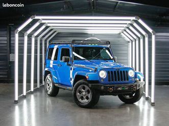 jeep wrangler 2.8 crd 200 fap polar bva attelage / cg moitie prix / galerie / phares led / blu