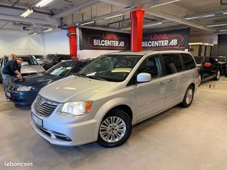 lancia voyager 3.6 v6 platinium 283 ch bva 2ème main - 7 pl cuir - dvd - attelage - 175000 km