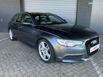 audi a6 avant v6 3.0 tdi 313ch - quattro - attelage - bi xenon - carnet d'entretien