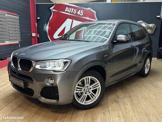 bmw x3 f25 20da 190 m sport bva8 20d attelage toit pano tete haute l