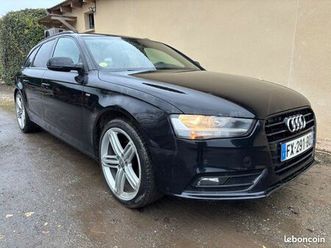 audi a4 break s-line 3.0l v6 tdi 2013 endommagé