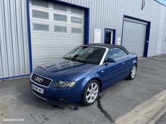 audi a4 cabriolet 3.0i v6 - bva multitronic cabriolet