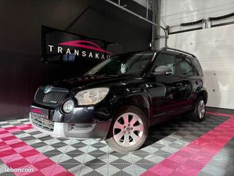 skoda yeti 1.6 tdi 105 cr fap greenline / révision ok / 4 pneus neuf / distribution ok