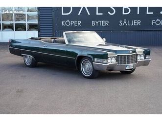 cadillac deville 472 v8 381ch - coupé cabriolet - cuir - 51580km