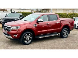 ford ranger 2,0 tdci 212cv bvmt 4x4 finition limited double cabine gps carplay + cuir + camera + attelage