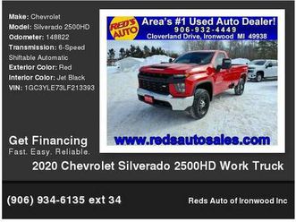 2020 chevrolet chevy silverado 2500hd work truck