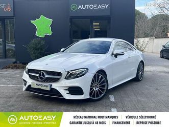 mercedes classe e coupé 220d 194 9g-tronic sportline / pack amg / véhicule français / suivi complet