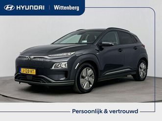 hyundai kona electric - ev fashion 64 kwh | head up display | soh 95.5% | half leder | dode hoek detectie | stoelv