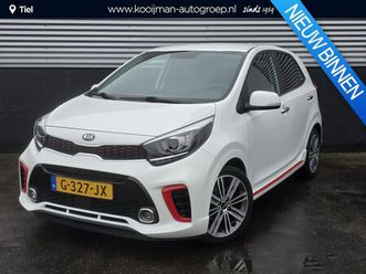 kia picanto - 1.0 t-gdi gt-line nieuw geleverd en dealeronderhouden, 100pk, navigatie, leder, stoel- & s