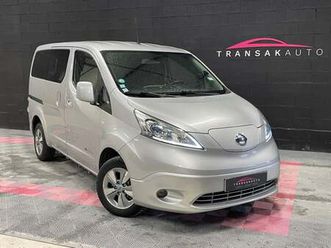 nissan e-nv200 evalia electrique 24kwh 5pl + tpmr fauteuil n-connecta - caméra de recul / sièges et volant chauffants