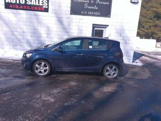 2016 chevy sonic super clean gas saver low miles 123k