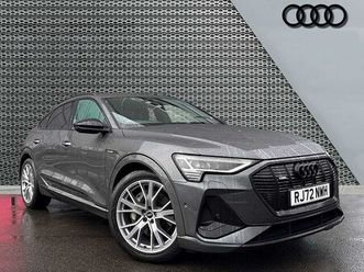 audi e-tron sportback black edition 50 quattro