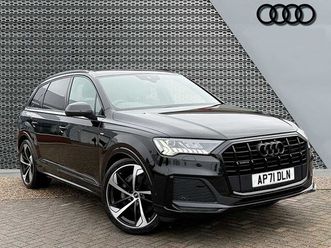 audi q7 suv black edition 50 tdi quattro tiptronic