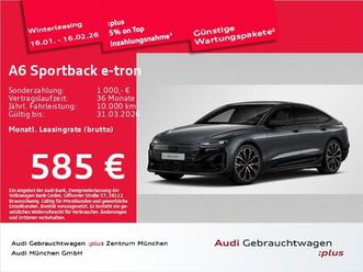 audi a6 sportback e-tron performance s line edition o