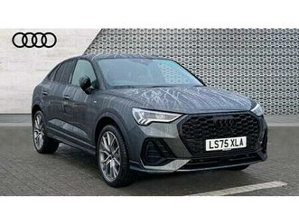 audi q3 sportback black edition 150 ps tfsi s tronic