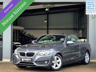 bmw 2-serie cabrio 218i high executive automaat |hk|leer|navi